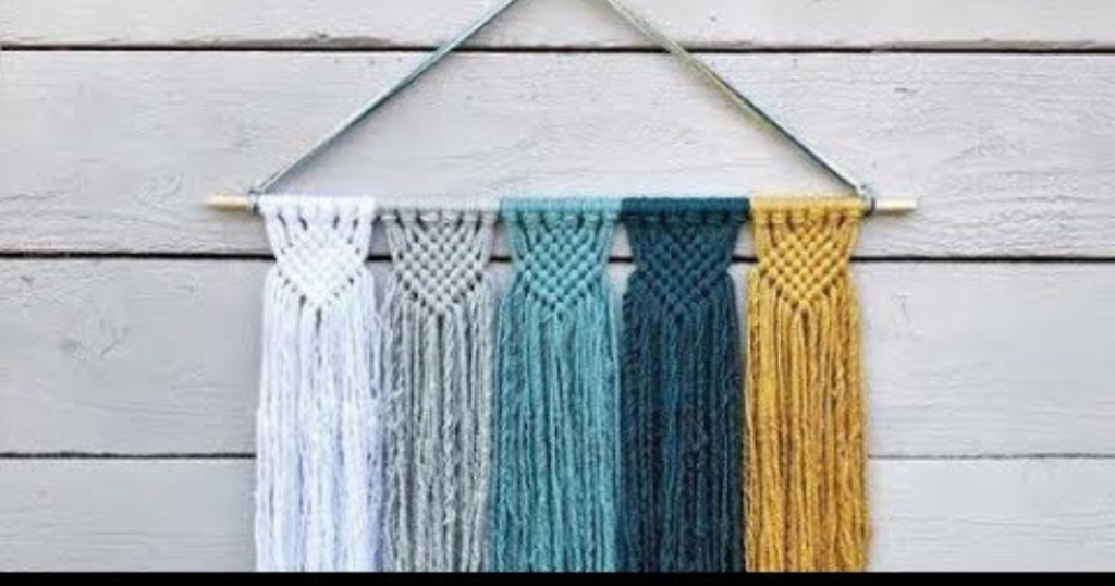 Macramé and Yarn Wall Hangings